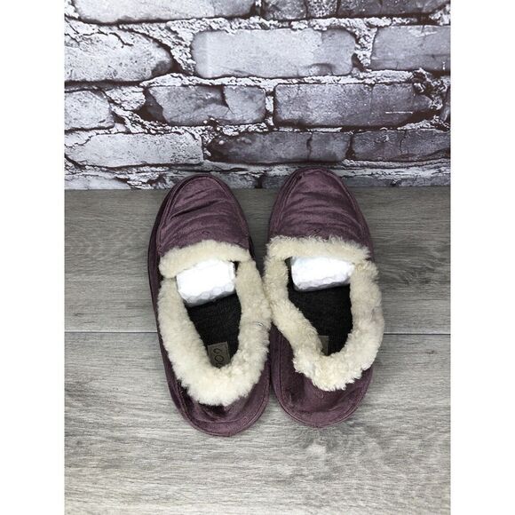 OluKai Ku'una Lanui Red Ginger Velvet Sheep Fur Slippers Women’s Sz 10M US/40EU - Picture 6 of 16